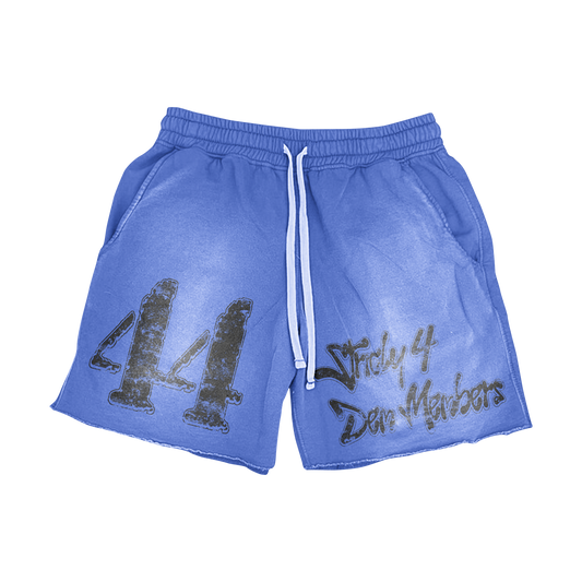 Blue Strictly 4 Dem Members Shorts