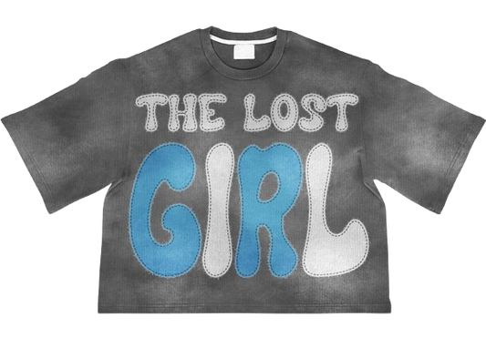 * Exclusive Grey The Lost Girl Oversized Tee