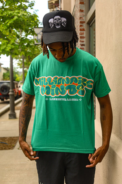 Green Money Freak oversized graphic tee