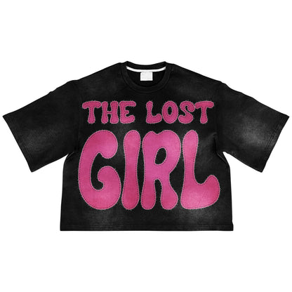 Black Oversized The Lost Girl Tee